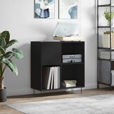 vidaXL Ormarić za ploče crni 84 5 x 38 x 89 cm od konstruiranog drva | shoptok.hr