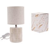Dakls Bež stolna lampa keramička s tekstilnim sjenilom (visina 27 cm) Anita – | shoptok.hr