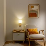  Brilagi - Zidna lampa NUBILA WOOD 1xE27/25W/230V hrast/crna/krem | Eponuda.com