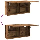  Kupaonski zidni ormarić staro drvo 80x25x40cm konstruirano drvo | shoptok.hr