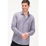 Dewberry G733 EMILIO CERUTTI MEN'S SHIRT-LACİVERT Cene