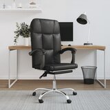 Uredski naslonjač od umjetne kože crni | shoptok.hr