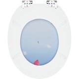  Toaletna sjedala s mekim zatvaranjem 2 kom. Plava 44 x 38 cm | shoptok.hr