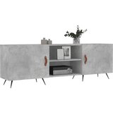 TV ormarić boja betona 150x30x50 cm od konstruiranog drva | shoptok.hr