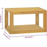  Zidni kupaonski ormarić 60 x 45 x 35 cm od masivne tikovine | shoptok.hr