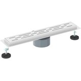  362 Stepeni Odvod za Tuš s Dizajnom Vodilice Srebrno 50 cm | shoptok.hr