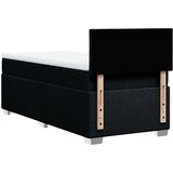 vidaXL Krevet s oprugama i madracem crni 100 x 200 cm od tkanine | shoptok.hr