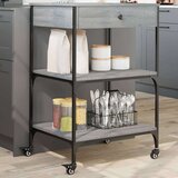  Kolica boja hrasta 60x48x89 5 cm konstruirano drvo | shoptok.hr
