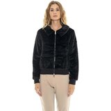 Leone 1947 Jakne Woman Jackets Sherpa Never Without Črna Cene