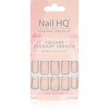 Nail HQ Square umetni nohti Elegant French 24 kos | Shoptok.si