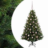  Umjetno božićno drvce s kuglicama 150 cm 150 LED lampica Slike