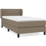 Maison Chic Box spring postelja - Vzmetna postelja z vzmetnico taupe 80x200 cm blago SL7417, (21886828) Cene