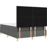  Krevet s podnicom s madracem tamno siva 160x200 cm tkanina | shoptok.hr