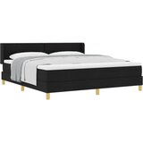 vidaXL Box spring krevet s madracem Crna 200 x 180 cm Poliester | shoptok.hr