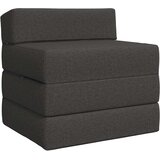 SOFA na razvlačenje Tamnosiva 200 x 70 x 10 cm Tkanina Cene