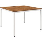  Stol za večeru u vrtu Prirodna i bijela 110 x 108,5 x 75 cm | shoptok.hr