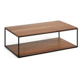 Kave Home Mizica z mizno ploščo v orehovem dekorju v temni naravni barvi 60x110 cm Yoana – Cene