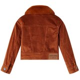  Dječja jakna od samta boje konjaka 104 | shoptok.hr