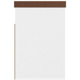vidaXL klupa za cipele s jastukom bijela/hrast 80 x 30 x 47 cm iverica | shoptok.hr