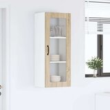 vidaXL Stenska kuhinjska omarica z vrati Sonoma hrast 40 x 31 x 100 cm | Shoptok.si