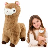  Plush Alpaca Plush Toy Cuddly Toy Soft Fur Beige 28 cm | shoptok.hr