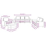  4-dijelni set sofa svjetlosivi od tkanine | shoptok.hr
