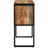 vidaXL Console Cabinet 90x35x75 cm Masivni neobdelan les Mango | Shoptok.si