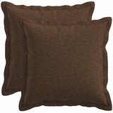  Presvlaka za jastuk 2 pcs HOUTEN Smeđa 35 x 35 cm Umjetni lan | shoptok.hr