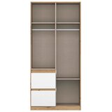 Modern Living Omara S Klasičnimi Vrati Nidda, Bela, Barva Hrasta | Shoptok.si