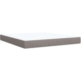 vidaXL Krevet s oprugama i madracem smeđesivi 180x200 cm tkanina | shoptok.hr