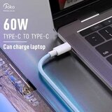 Kabel KONFULON Joko DL22 5A 60W Type-C na Type-C plavi 1m | Eponuda.com