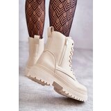 EVENTO Women's Warm Leather Boots Light Beige Dorchen | shoptok.hr