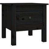  Bočni stolići 2 kom crni 40 x 40 x 39 cm od masivne borovine | shoptok.hr