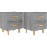  Noćni ormarići 2 kom boja hrasta sonome 40x35x47,5 cm | shoptok.hr