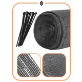  Mreža za sjenjenje, svijetli antracit, 140 g/m², 1,5 × 25 m + 100 vezica Cijene