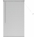 vidaXL Venecijanske žaluzije srebrna 130 x 75 cm Aluminij, (5000178247) | Shoptok.si