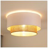  duolla - plafonsko svetlo boho 1xE27/15W/230V prečnik 45 cm bela/braon | Eponuda.com