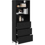  Highboard s ladicama Crni hrast 69,5 x 34 x 180 cm | shoptok.hr