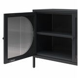 Støraa Crna metalna vitrina 100x64x40 cm Luna – | shoptok.hr