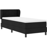  s opruga kutije s uzglavljem Crna 80 x 200 cm tkanina | shoptok.hr