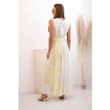 Kesi Włoski Women's viscose dress with sequins kiwi | shoptok.hr