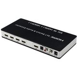 INF 4x1 HDMI stikalo in avdio razdelilnik UHD 4K 3D HDMI 2.0 ARC Toslink+RCA, (21276738) | Shoptok.si