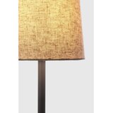 BIZZOTTO Črna/bež kovinska namizna svetilka s tekstilnim senčilom (višina 60 cm) Assam – | Shoptok.si