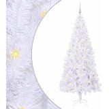  Umjetno božićno drvce s stalakom Bijelo 210 cm PVC i čelik | shoptok.hr
