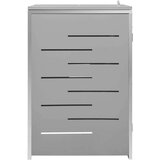  Spremište za kantu za smeće 69 x 77 5 x 115 cm nehrđajući čelik | shoptok.hr
