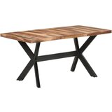 vidaXL Jedilna miza 160x80x75 cm trden les s finišem iz palisandra | Shoptok.si