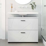 vidaXL Kupaonski ormar Bijelo 76.5 x 35 x 64 cm Konstruirano drvo | shoptok.hr