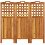 Sobna pregrada s 3 panela 121,5x2x115 cm masivno bagremovo drvo | Eponuda.ba