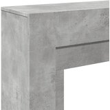  Okvir za kamin boja betona 100x30x87,5 cm od konstruiranog drva | shoptok.hr