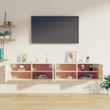  Zidni ormarići 2 kom bijeli 80 x 30 x 30 cm od masivne borovine | Eponuda.ba